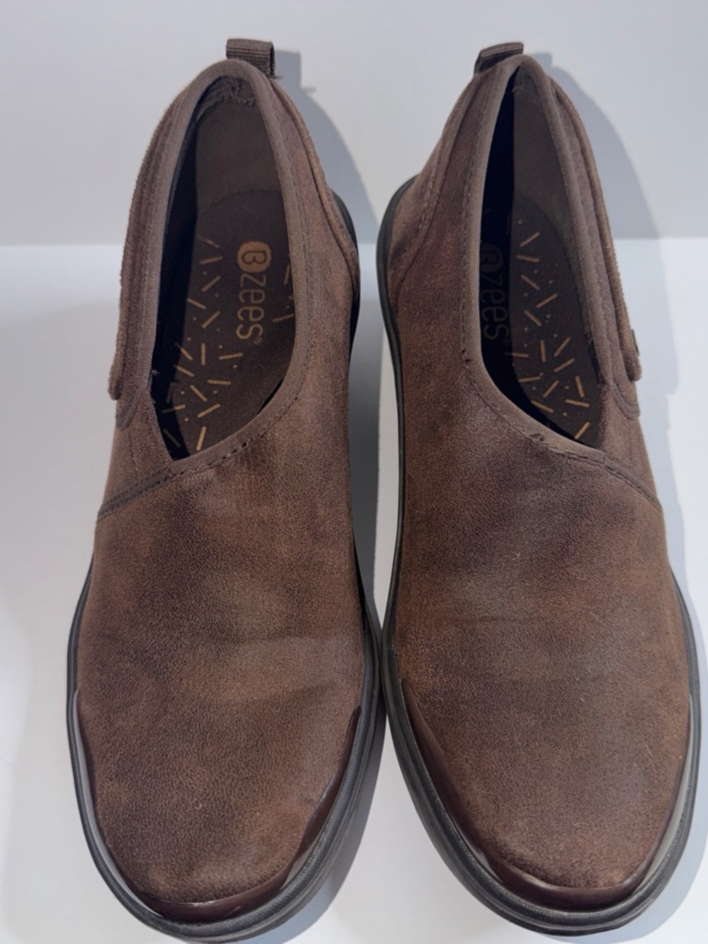Bzees Women’s Brown Slip-On Loafers